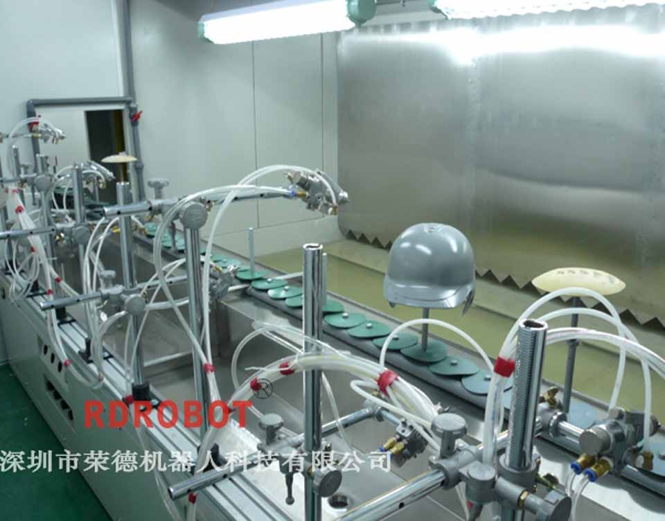 安全帽、頭盔自動(dòng)噴涂設(shè)備