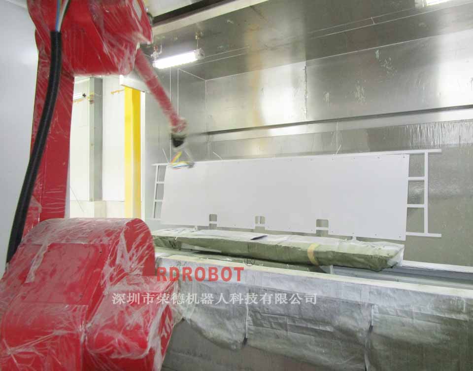高鐵門自動噴漆機(jī)器人